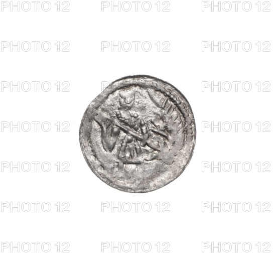 denarius, Boleslaw III Krzywousty (prince of Poland; 1107–1138), allegories, Boleslaw III