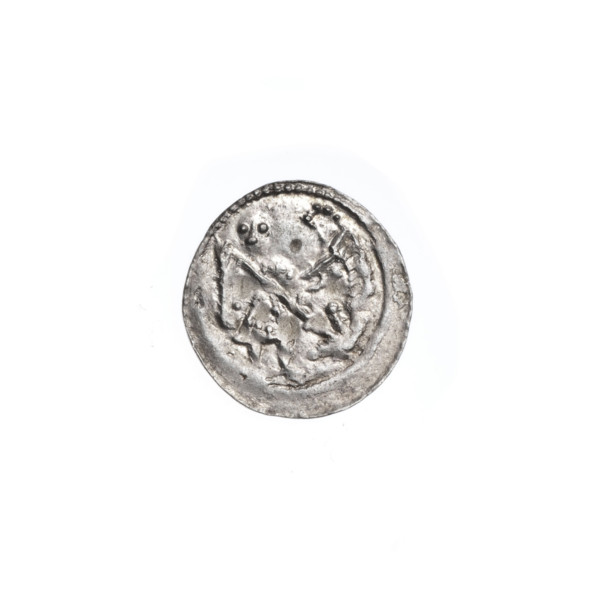 denarius, Boleslaw III Krzywousty (prince of Poland; 1086–1138), allegories, equal-armed cross,