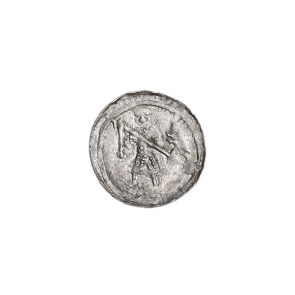 denarius, Boleslaw III Krzywousty (prince of Poland; 1086–1138; reign 1107–1138), allegories,