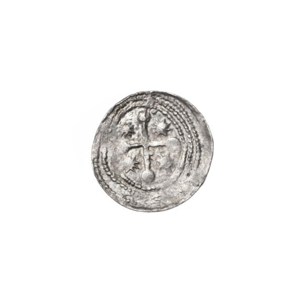 denarius, Boleslaw III Krzywousty (prince of Poland; 1086–1138), allegories, equal-armed cross,