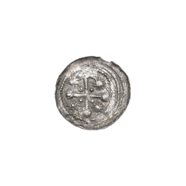 Denarius, Boleslaw III Krzywousty (prince of Poland; 1086–1138). Romanesque coin, ca. 1125–1138,