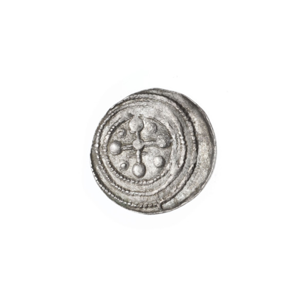 denarius, Boleslaw III Krzywousty (prince of Poland; 1107–1138), spearhead (issue mark),