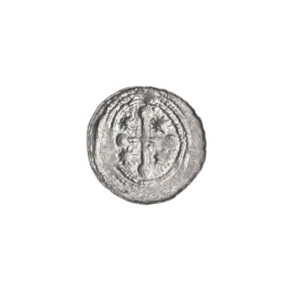 denarius, Boleslaw III Krzywousty (prince of Poland; 1107–1138), allegories, spearhead (issue