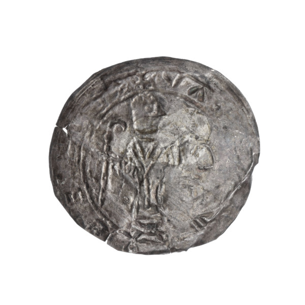 Bracteate, Boleslaw III Wrymouth (Prince of Poland; 1086–1138). Romanesque, c. 1135–1138. Obverse: