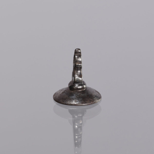 Sealing wax stamp - keyring, sealing wax stamp, Lion (coat of arms). Oval sealing wax stamp with a