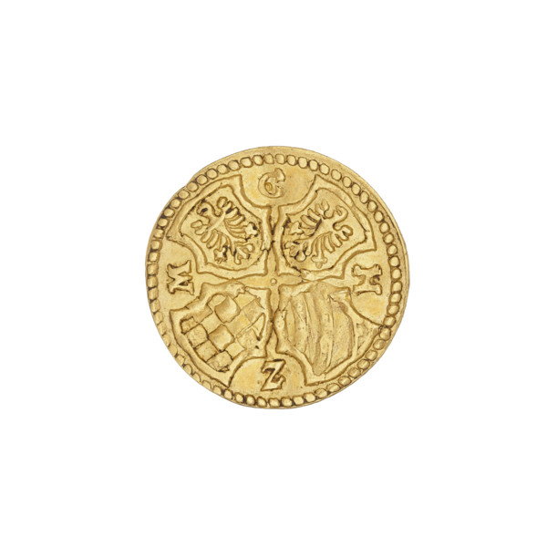 half-ducat (punch 3 hellers), Charles II (Duke of Ziebice-Olesnica; 1587–1617), 1612. Obv.: