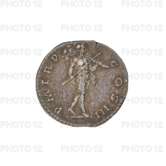 Denarius; Hadrian (76–138; Roman emperor 117–138); obverse: bust of Hadrian with laurel wreath