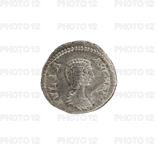 Denarius, Julia Domna (ca. 160–217; Roman empress 193–211), Septimius Severus (Roman emperor;
