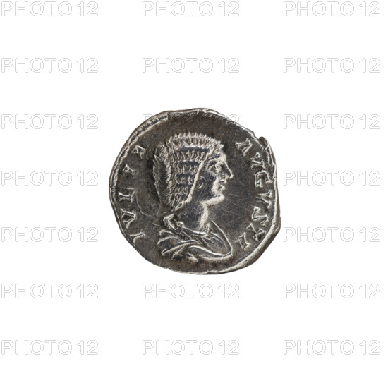 Denarius, Julia Domna (ca. 160–217; Roman empress 193–211), Septimius Severus (Roman emperor;