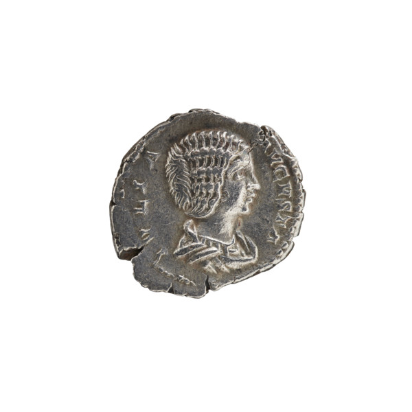 denarius, Julia Domna (ca. 160–217; Roman empress 193–211), Septimius Severus (Roman emperor;