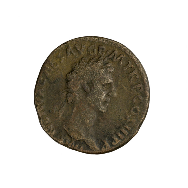 Nerva (Roman Emperor; 96–98). Obverse: IMP NERVA CAES AVG PM TR P COS III PP — Nerva's head r.,