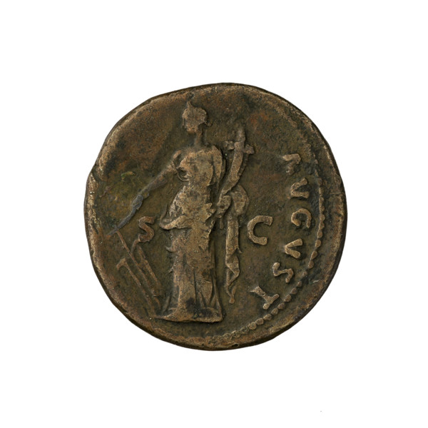 Nerva (Roman Emperor; 96–98). Silver coin (denarius), dia. 26.0 mm, weight 11.40 g, axis 180°.