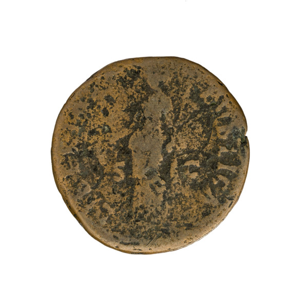 Nerva (Roman Emperor; 96–98). Libertas standing. Obverse: IMP NERVA CAES AVG PM TR P II COS III PP