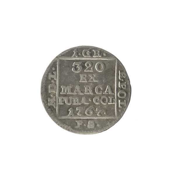 silver Crown groschen; Sylm, Frederick William (fl. 1765–1767); Stanislaw August Poniatowski (King