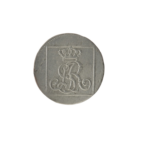 silver crown groschen; maker: Brenn, Efraim (fl. 1774–1792); issuer: Stanislaw August Poniatowski