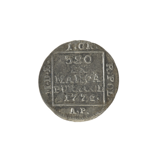 silver Crown groschen, Partenstein, Antoni (fl. 1772–1774), Stanislaw August Poniatowski (King of