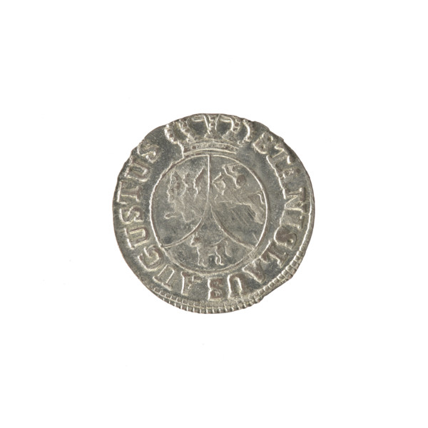 Crown six-coin of Stanislaw August Poniatowski (King of Poland; 1732–1798), 1794. Obverse: under a
