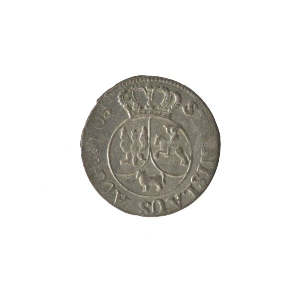 crown sixer, Stanislaw August Poniatowski (King of Poland; 1732–1798), Polish coin, Crown coin;