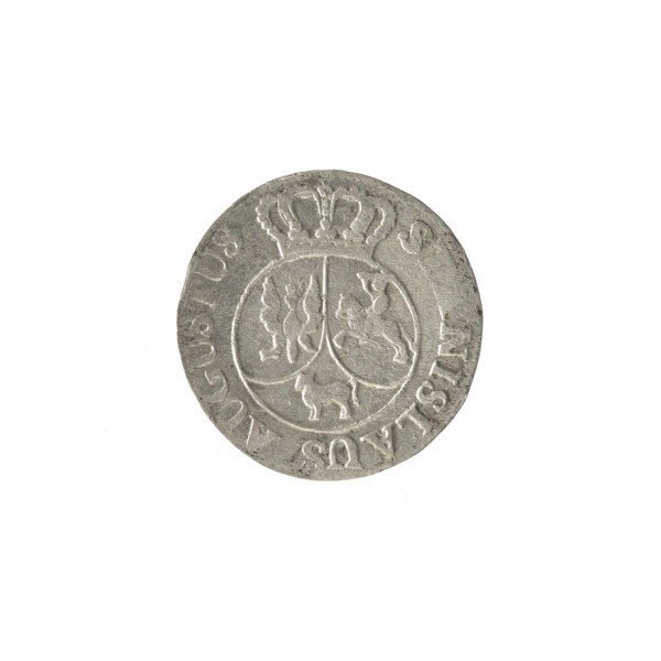 crown sixer, Stanislaw August Poniatowski (King of Poland; 1732–1798), Polish coin (crown coin),