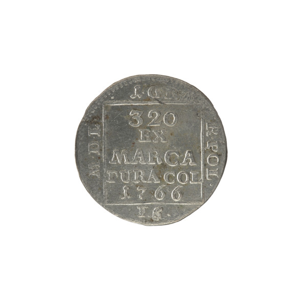 silver crown groschen, Sylm, Frederick William (fl. 1765-1767), Stanislaw August Poniatowski (King