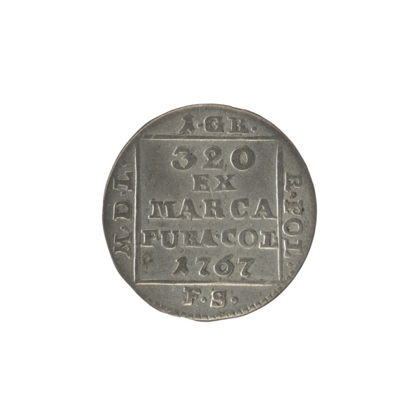 silver crown groschen, Sylm, Frederick William (fl. 1765-1767), Stanislaw August Poniatowski (King