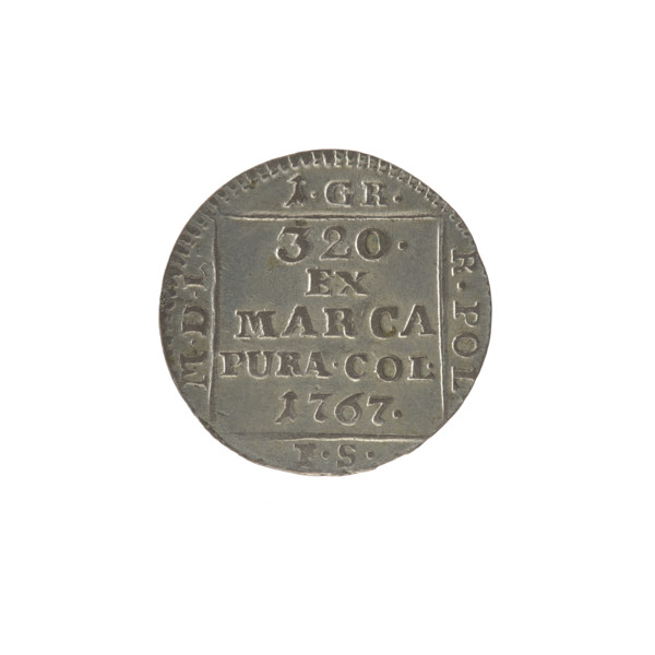 silver crown groschen, Sylm, Frederick William (fl. 1765-1767), Stanislaw August Poniatowski (King