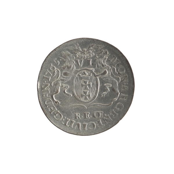 Gdansk six-coin, Stanislaw August Poniatowski (King of Poland; 1764–1795), Oeckermann, Rudolf