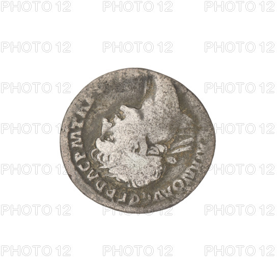 Denarius, Trajan (53–117; Roman emperor 98–117). Obverse: head of Trajan right, decorated with a