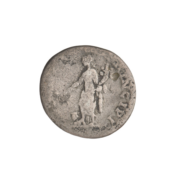 Denarius, Trajan (53–117; Roman emperor 98–117). Obverse: head of Trajan right, decorated with a