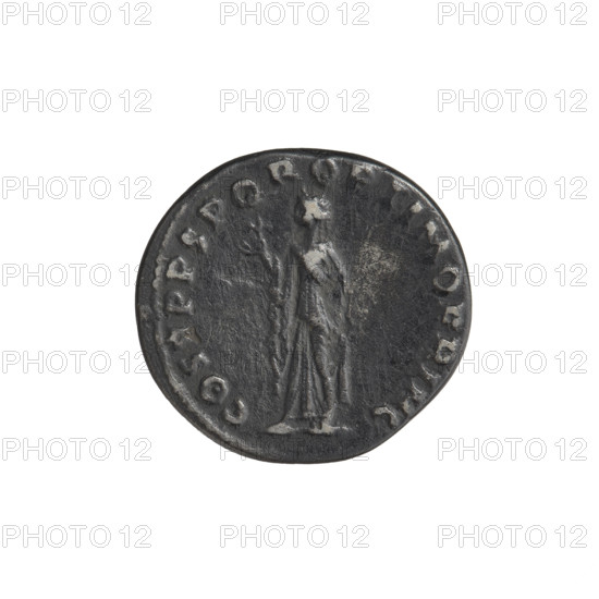Denarius, Trajan (53–117; Roman emperor 98–117). Obverse: head of Trajan right, decorated with a
