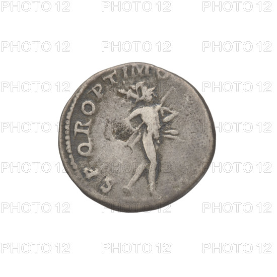 Denarius, Trajan (53–117; Roman emperor 98–117). Obverse: head of Trajan in laurel wreath facing