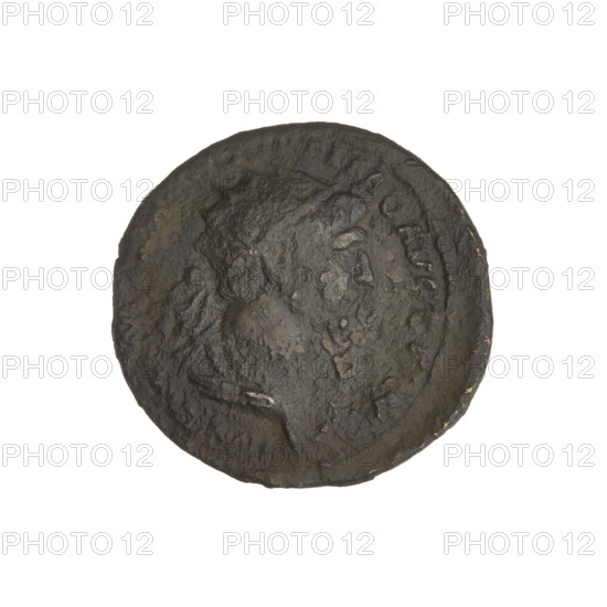 Trajan (53–117; Roman Emperor 98–117). Coin (Cyprus), 114–117. Obverse: head of Trajan in radiant