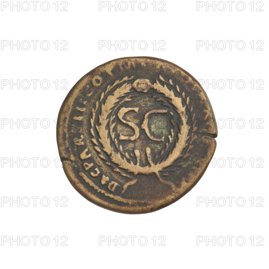 Trajan (53–117; Roman Emperor 98–117). Coin (Cyprus), 114–117. Obverse: head of Trajan in radiant