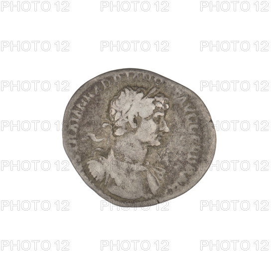 Denarius, Hadrian (76–138; Roman emperor 117–138). Obverse: head of Hadrian right, laurel wreath in