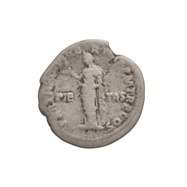 Denarius, Hadrian (76–138; Roman emperor 117–138). Obverse: bust of Hadrian facing right, laurel