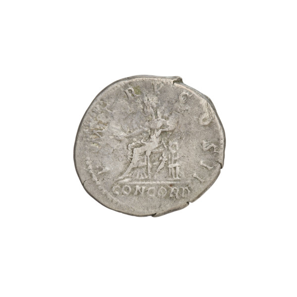 Denarius, Hadrian (76–138; Roman emperor 117–138). Obverse: Hadrian's head to the right, laurel