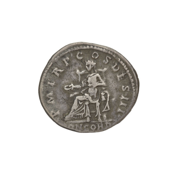 denarius, Hadrian (76–138; Roman emperor 117–138); Obv.: Hadrian's head to the right, laurel wreath