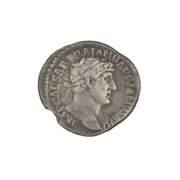 denarius, Hadrian (76–138; Roman emperor 117–138), Obv.: Hadrian's head to the right, laurel wreath