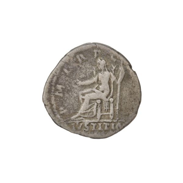 Denarius, Hadrian (76–138; Roman emperor 117–138). Obverse: Hadrian's head to the right, laurel