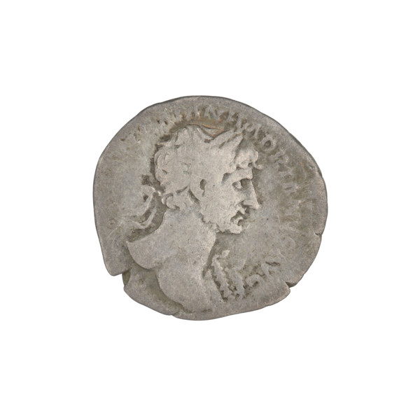 Denarius, Hadrian (76–138; Roman emperor 117–138). Obverse: Hadrian's head to the right, laurel