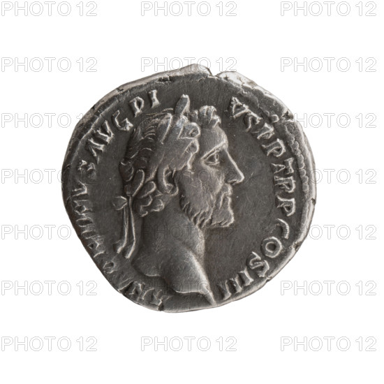 Denarius, Antoninus Pius (86–161; Roman emperor 138–161), issuer: Antoninus Pius; obverse: head of