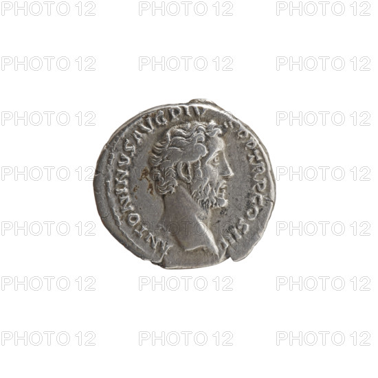 Denarius of Antoninus Pius (86–161; Roman emperor 138–161), issuer Antoninus Pius; obverse: head of