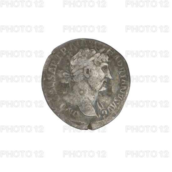 Denarius of Hadrian (76–138; Roman emperor 117–138), 119–122, Rome, Roman Empire (27 BC–476).