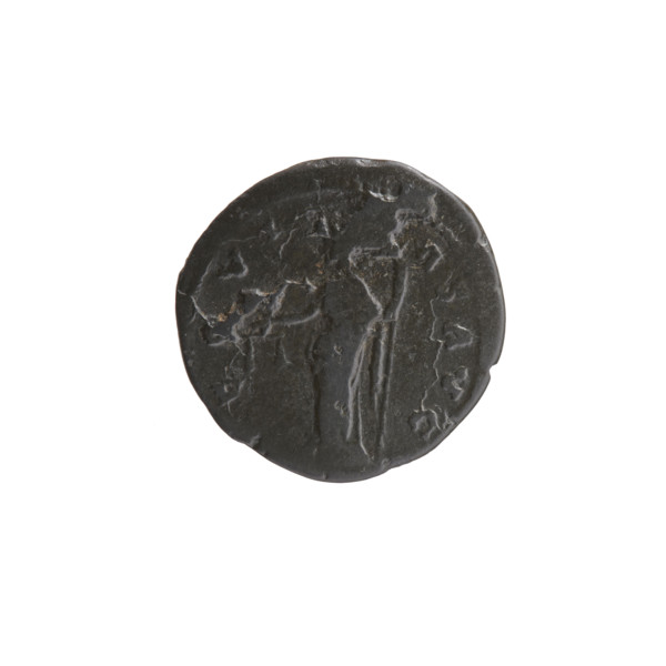Denarius of Antoninus Pius (86–161; Roman emperor 138–161), c. 140–144. Obverse: Head of Antoninus