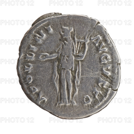 Denarius, Antoninus Pius (86–161; Roman emperor 138–161), issuer: Antoninus Pius; subject: Apollo