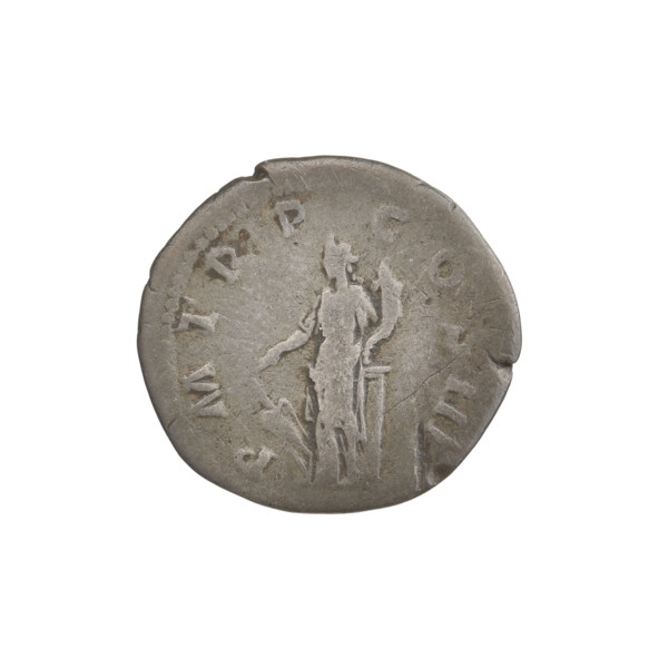 Denarius, Hadrian (76–138; Roman emperor 117–138). Obverse: bust of Hadrian to right, laurel wreath