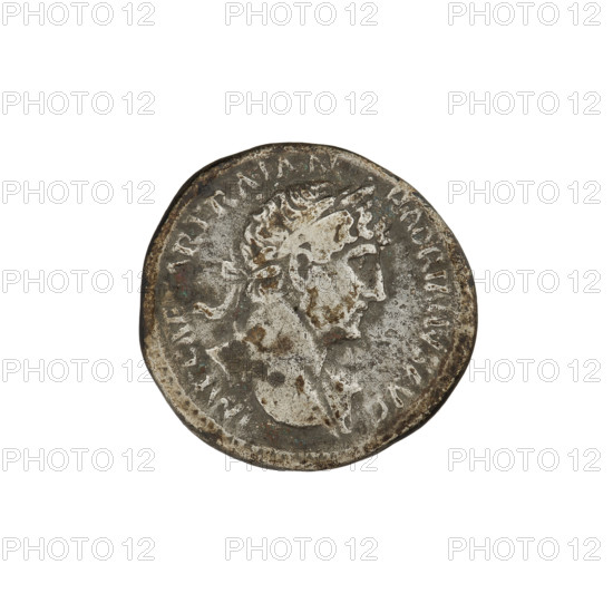Denarius, Hadrian (76–138; Roman emperor 117–138). Obv.: bust of Hadrian facing right, laurel