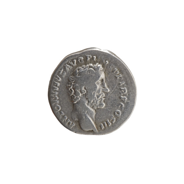 Denarius of Antoninus Pius (86–161; Roman emperor 138–161), 140–144. Obverse: Head of Antoninus