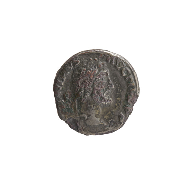 Denarius (subaerate), Antoninus Pius (86–161; Roman emperor 138–161), issuer; obverse: head of
