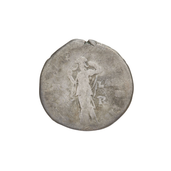 denarius, Hadrian (76–138; Roman emperor 117–138); Hilaritas (personification); laurel wreaths,